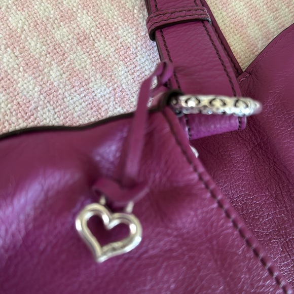 BRIGHTON Purple Leather CROSSBODY Women's Bag - Picture 12 of 12